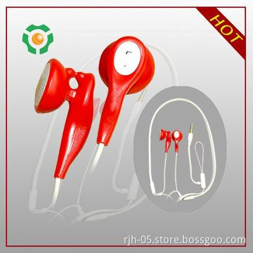 3.5mm top sell flat cable mobile phone earphone